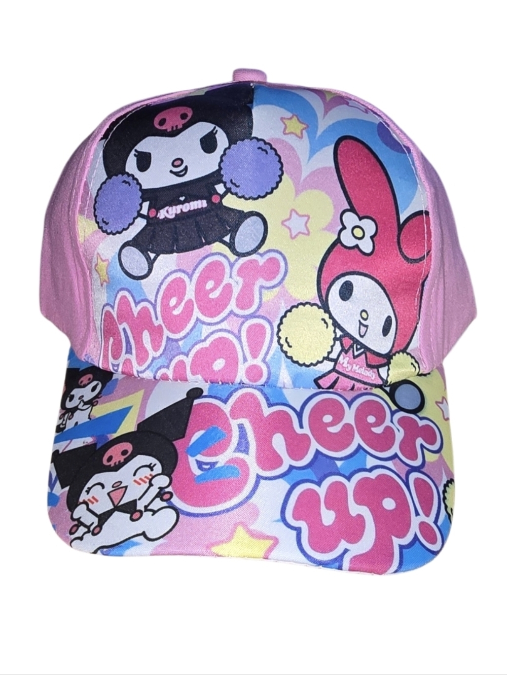 Sanrio Pink Multi-Color Cheer Up Character Cap